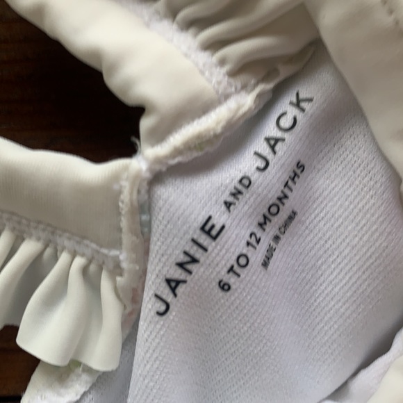 Janie and Jack swimsuit 6-12 worn once for photo - Picture 3 of 4